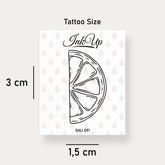 Zitronenscheibe Tattoo
